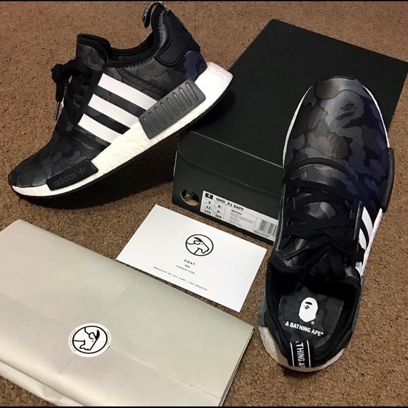 bape nmd black